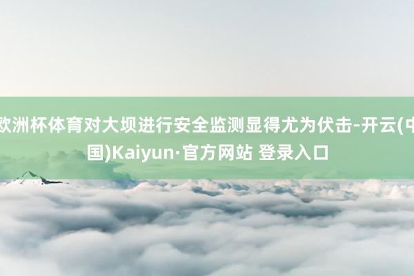 欧洲杯体育对大坝进行安全监测显得尤为伏击-开云(中国)Kaiyun·官方网站 登录入口