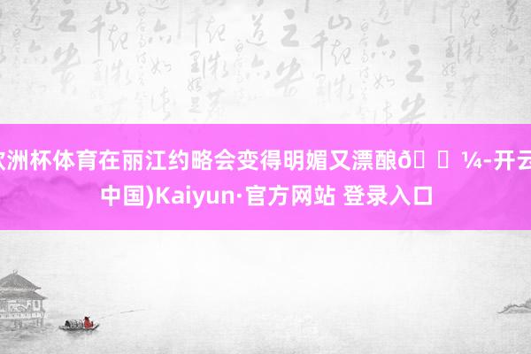 欧洲杯体育在丽江约略会变得明媚又漂酿🌼-开云(中国)Kaiyun·官方网站 登录入口