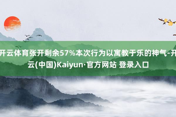 开云体育张开剩余57%本次行为以寓教于乐的神气-开云(中国)Kaiyun·官方网站 登录入口